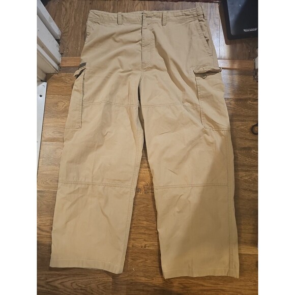 Abercrombie & Fitch Other - Abercrombie And Fitch T-2083 Pants Mens XL Tan Cargo Paratrooper Y2K Baggy